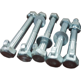 ỐC VÍT có móng có lỗ <Br> Long đền rời và vặn    <br> 1/2 x 120 mm
