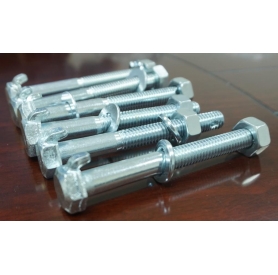 ỐC VÍT có móng có lỗ <Br> Long đền rời và vặn    <br> 1/2 x 120 mm