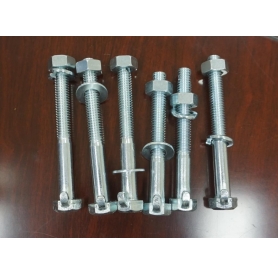 ỐC VÍT có móng có lỗ <Br> Long đền rời và vặn    <br> 1/2 x 120 mm